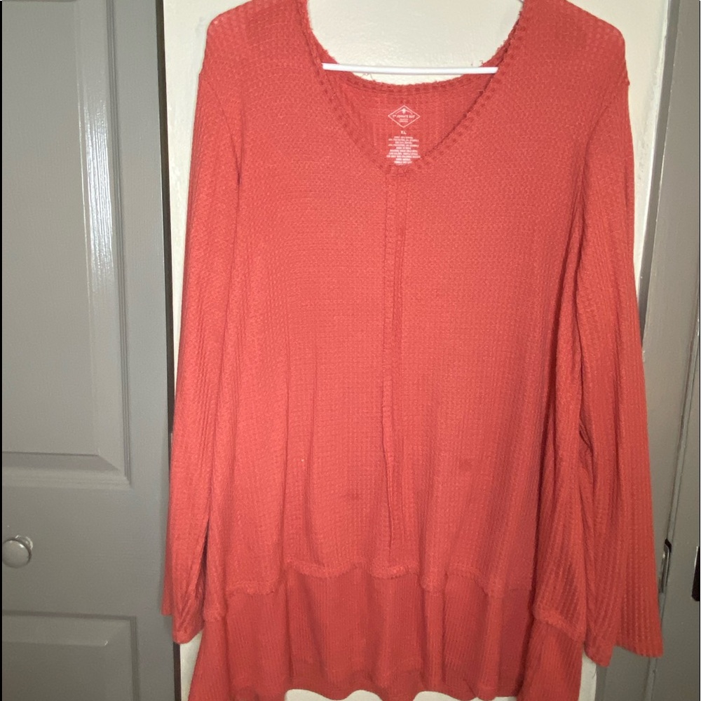 coral sweater